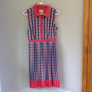 ModCloth pleated shirt dress